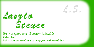 laszlo steuer business card